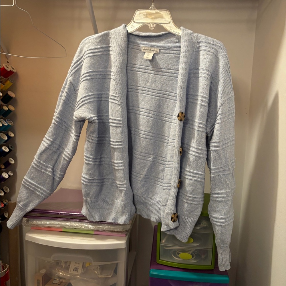 Light Blue Cardigan - cupcakes & cashmere brand